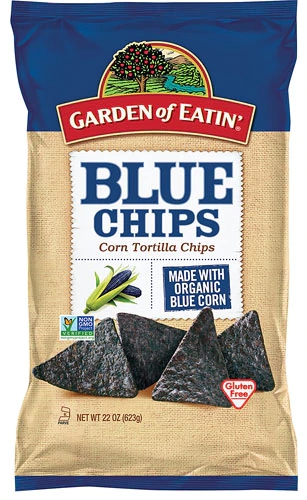 Chips de Milho Blue Chips Garden of Eatin Estilo Restaurante - 624g