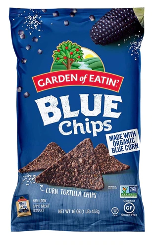 Garden of Eatin' Organic Blue Tortilla Chips Party Size -- 16 oz