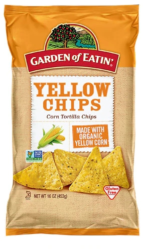 Chips de Milho Amarelo Orgânico Garden of Eatin' - 454g