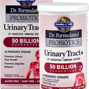 Garden of Life Dr. Formulated Probióticos Trato Urinário 50 Bilhões - 60 Cápsulas Vegetarianas