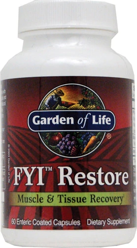 Garden of Life FYI Restore - Enzimas Sistêmicas e Minerais 60 Cápsulas
