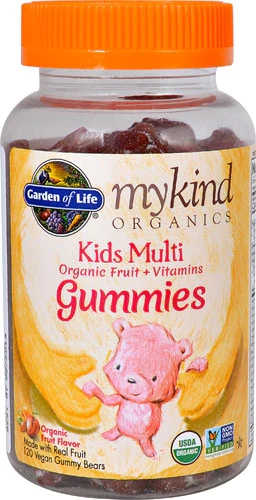 Garden of Life Mykind Organics Kids Multi Gummies Orgânicas de Frutas - 120 Unidades Veganas