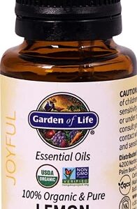 Garden of Life Organic Essential Oils Lemon -- 0.5 fl oz