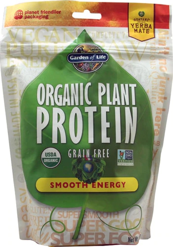 Garden of Life Proteína Vegetal Orgânica Smooth Energy 238g - Energia e Nutrição Natural