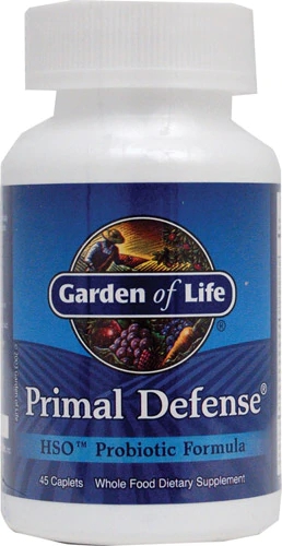 Garden of Life Primal Defense HSO Probiotic 45 Cápsulas Vegetais - Saúde Intestinal