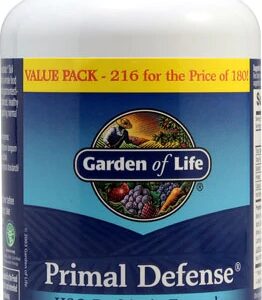 Garden of Life Primal Defense HSO Probiótico 216 Cápsulas - Saúde Intestinal