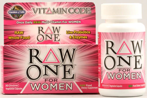 Garden of Life Raw One Multivitamínico para Mulheres - 30 Cápsulas Vegetarianas