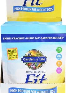 Garden of Life RAW Proteína Orgânica Fit para Perda de Peso - Baunilha - 10 Sachês (310g)
