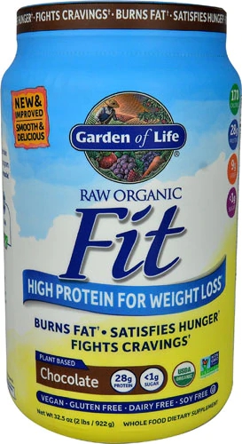 Garden of Life Raw Organic Fit Proteína Vegana Chocolate 920g