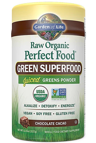 Garden of Life Super Alimento Verde Orgânico Sabor Chocolate 337g
