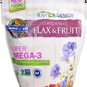 Comprar garden of life raw organics organic flax + fruit -- 12 oz preço no brasil flaxseed food & beverages seeds suplementos em oferta suplemento importado loja 61 online promoção -
