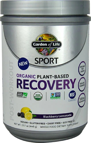 Garden of Life Sport Recuperação Pós-Treino Vegetal Amora Limonada 446g
