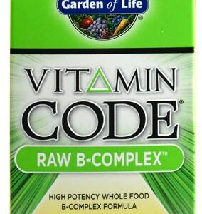 Garden of Life Vitamin Code RAW B-Complex - 60 Cápsulas Veganas - Energia e Vitalidade