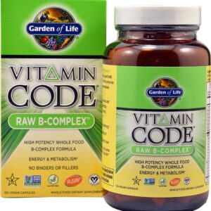 Garden of Life Vitamin Code RAW B-Complex 120 Cápsulas Veganas