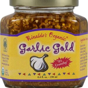 Garlic Gold Grande - Alho Dourado em Azeite de Oliva Extra Virgem 180ml