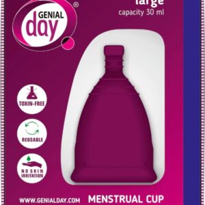Comprar genial day menstural cup large -- 1 box preço no brasil beauty & personal care dental floss oral hygiene personal care suplementos em oferta suplemento importado loja 33 online promoção -