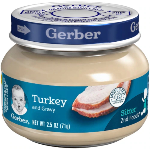Comida de Bebê Gerber 2nd Foods Peru com Molho - 71g