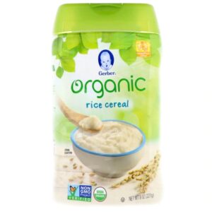 Comprar gerber organic cereal rice -- 8 oz preço no brasil babies & kids baby food cereals suplementos em oferta suplemento importado loja 7 online promoção -