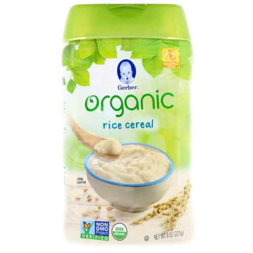 Cereal Infantil Orgânico Gerber Arroz 204g - Nutrição Essencial para Bebês