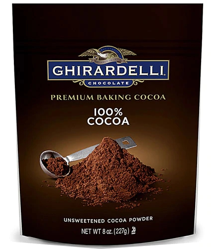 Cacau em Pó Premium Ghirardelli para Confeitaria - 227g
