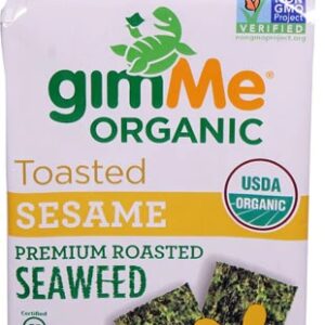 GimMe Organic Toasted Seaweed Snacks Sesame -- 0.17 oz