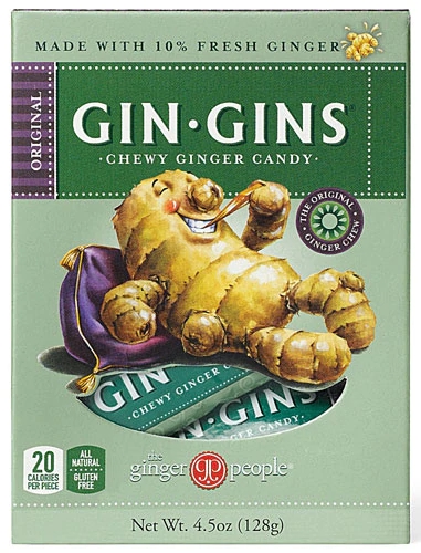 Ginger People Gin Gins® Bala de Gengibre Mastigável - 127g