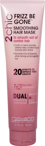 Máscara Capilar Giovanni 2chic® Frizz Be Gone™ Manteiga de Karité e Amêndoa Doce - 150ml