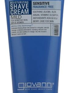 Giovanni Creme de Barbear Hidratante Pele Sensível 198g (Sem Fragrância)