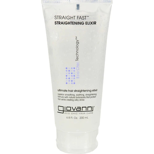 Giovanni Straight Fast Elixir Alisante - 200ml para Cabelos Lisos e Sedosos