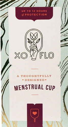 Coletor Menstrual Gladrags XO Flo - 1 Unidade | Higiene Íntima Sustentável