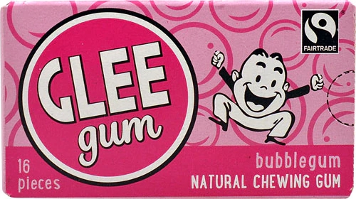 Glee Gum Chiclete Natural Sabor Tutti-Frutti - 16 Unidades - Sabor Clássico e Saudável