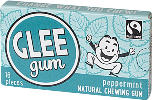 Glee Gum Chiclete Natural Menta - 16 Unidades