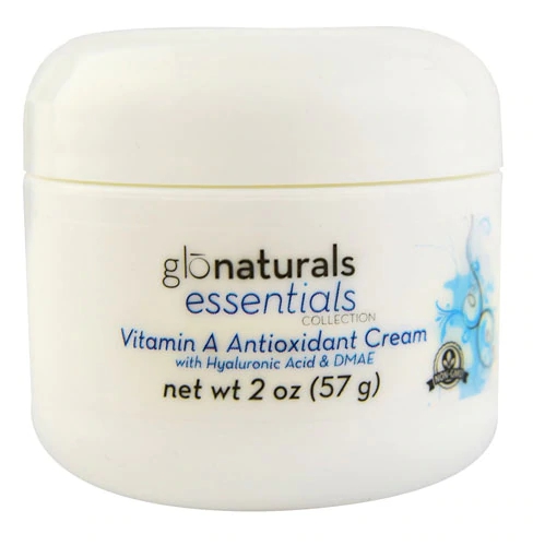 Creme Antioxidante Glonaturals Vitamina A 57g com Ácido Hialurônico e DMAE