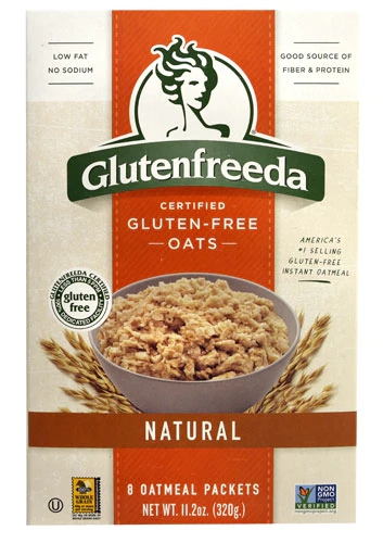 Glutenfreeda Gluten Free Instant Oatmeal Natural -- 8 Packets
