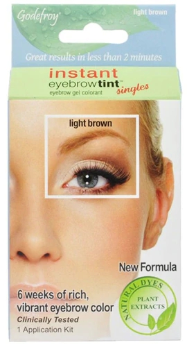 Godefroy Instant Eyebrow Tint Singles - Kit Tinta Sobrancelha Loiro Claro 1 Unidade