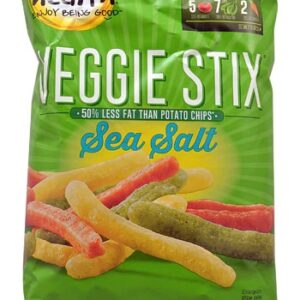 Good Health Inc. Veggie Stix® Sal Marinho - 191g: Lanche Saudável e Nutritivo
