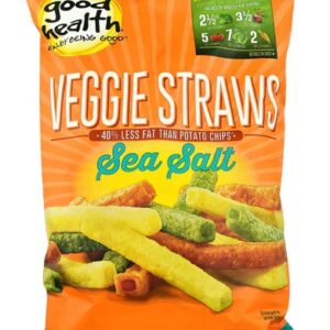 Good Health Inc. Veggie Straws Sal Marinha - 191g
