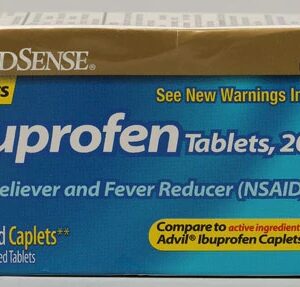 Good Sense Ibuprofeno 200mg - 100 Caplets: Alívio Rápido para Dor e Febre
