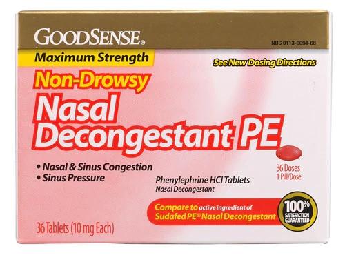 Good Sense Descongestionante Nasal PE - 36 Comprimidos Sem Sonolência | Alívio Rápido