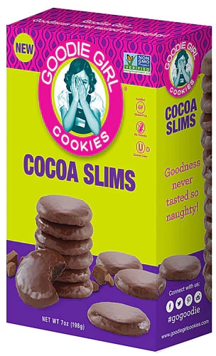 Biscoito Sem Glúten Goodie Girl Cocoa Slims - 200g - Delícia Chocolatuda para um Estilo de Vida Saudável