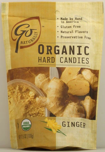 GoOrganic Balas Sem Glúten Gengibre - Deliciosas e Saudáveis 100g