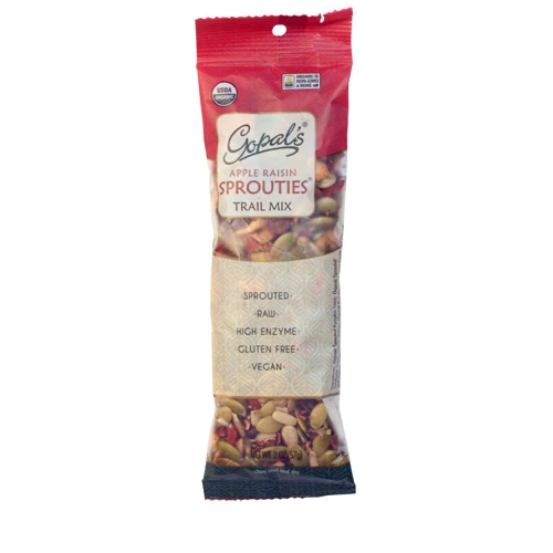 Gopal's Sprouties Mix de Frutas e Maçã com Passas 57g – Energia Natural para o Dia a Dia
