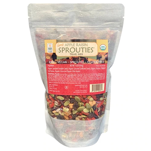 Gopal's Sprouties Trail Mix Maçã e Uva Passa - 454g