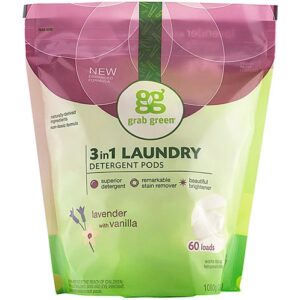 Comprar grabgreen 3-in-1 laundry detergent pods lavender with vanilla -- 60 pods preço no brasil laundry laundry detergent natural home suplementos em oferta suplemento importado loja 53 online promoção -
