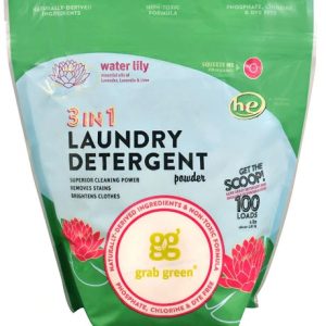 Comprar grabgreen 3-in-1 laundry detergent water lily -- 100 loads preço no brasil laundry laundry detergent natural home suplementos em oferta suplemento importado loja 57 online promoção -