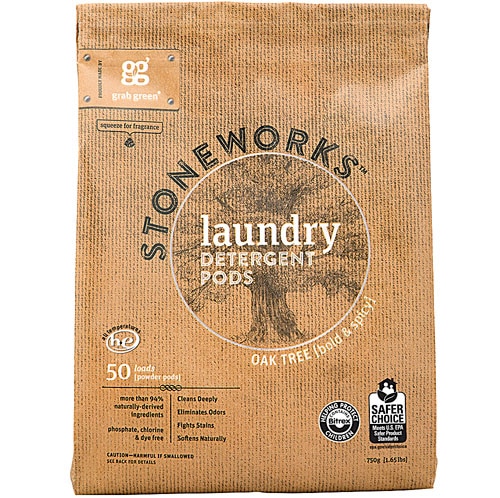 Detergente para Roupas GrabGreen Stoneworks Aroma Carvalho - 50 Lavagens