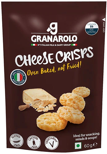 Granarolo Cheese Crisps Oven Baked Gluten Free Original -- 2.11 oz
