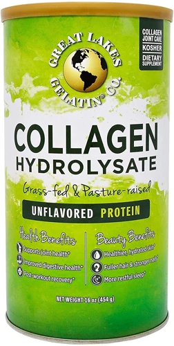 Colágeno Hidrolisado Great Lakes Gelatin Co - 454g - Sem Sabor - Saúde e Vitalidade