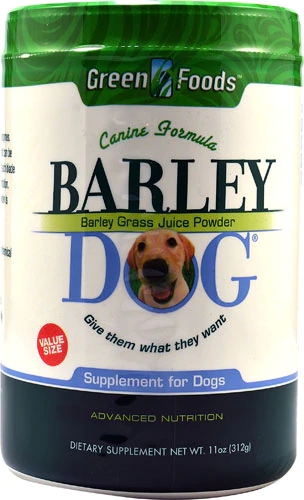Green Foods Barley Dog® Cevada Orgânica em Pó - 311g Suplemento Natural