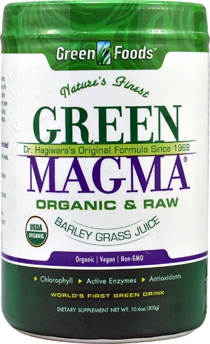Green Magma® Cevada Orgânica em Pó - Suco de Grama 299g